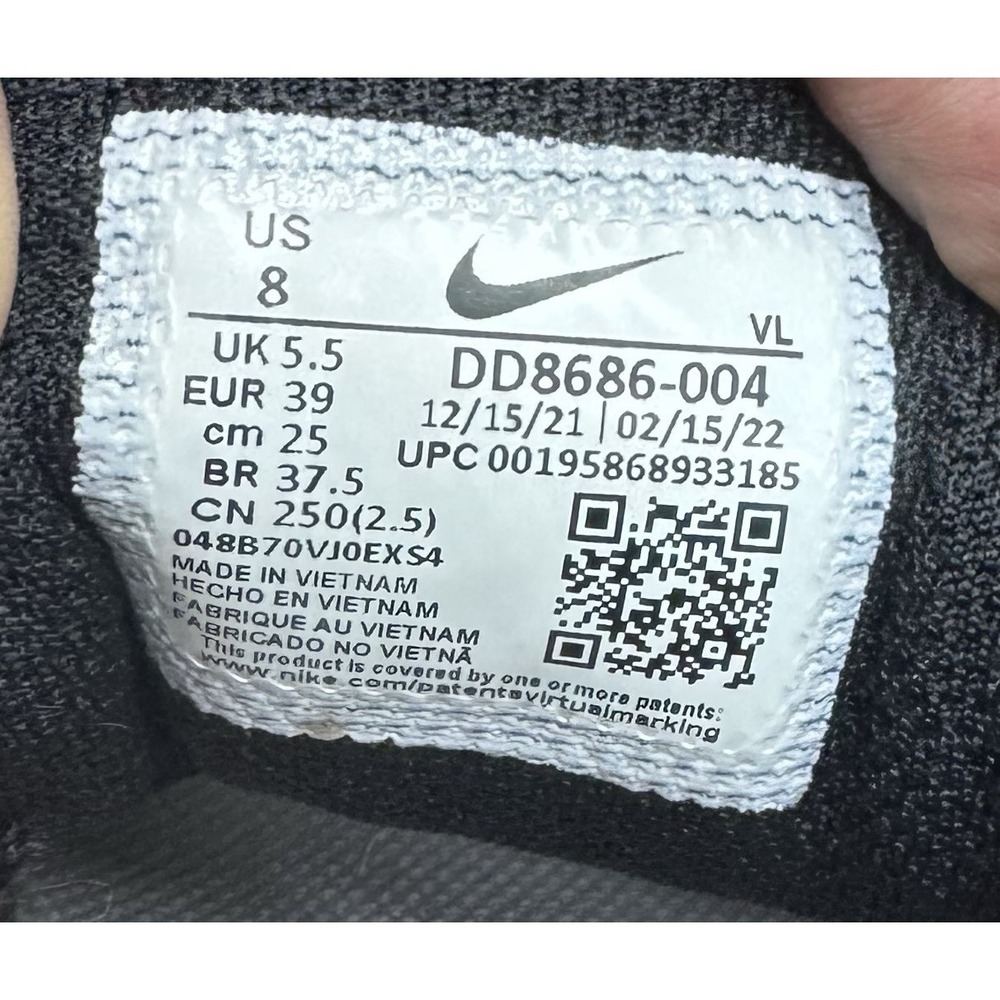 Nike Air Winflo 9 Black Running Shoes Athletic Sneakers DD8686-004 Womens 8 - Picture 4 of 13